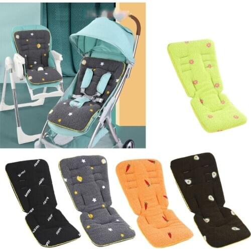 Baby Stroller Seat Comfortable Soft Child Cart Mat Winter Warm Infant Cushion Buggy Pad Chair Pram Car Newborn Pushchairs Access
