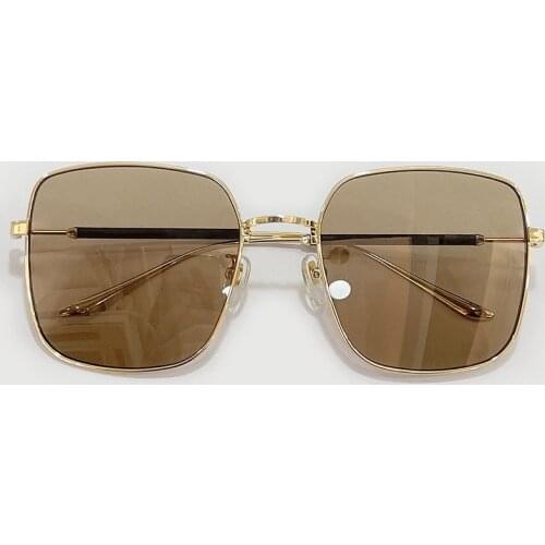 New Fashion Colorful Sunglasses Women Men 2021 Brand Metal Frame Square Sun Glasses UV400 With Box