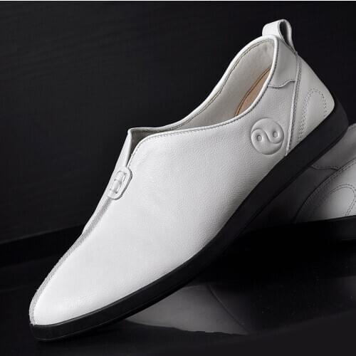 Taiji shoes womens Taiji sports shoes mens leather loafers soft leather Taijiquan training shoes kung fu shoes