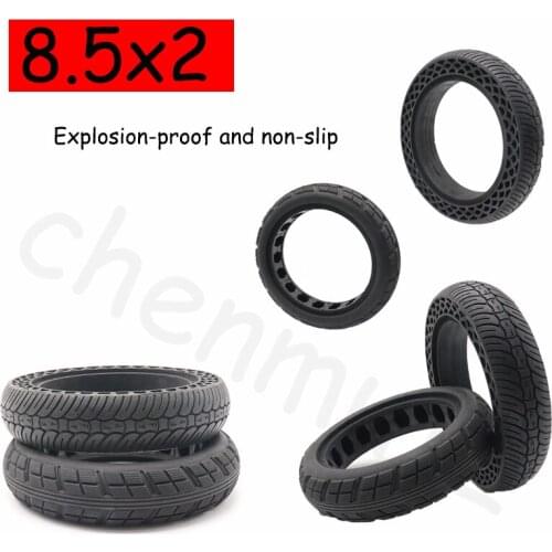 High-quality Solid Rubber Tires for 8.5-inch Xiaomi Mijia M365 Electric Scooter,8.5x2 Anti-skid and Explosion-proof Rubber Tires