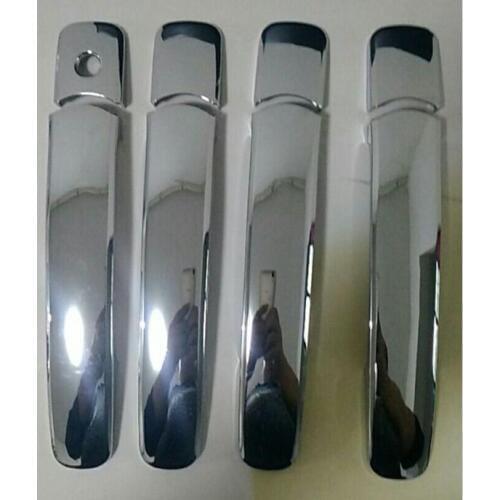 High-quality ABS Chrome Car Outer Door Handle Cover Door Bowl Protection Covers Sticker For Nissan X-Trail 2007-2013 Car styling