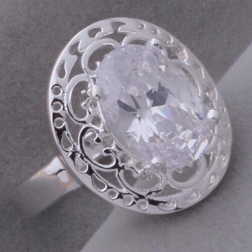 AR409 Fashion Jewelry Silver Color Gifts Popular Rings For Women Elegant Ellipse /arlajisa Bidajzka