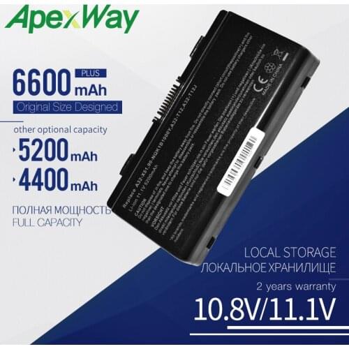 11.1V Laptop Battery For Asus X51H X51L X51R X51RL X58 X58C X58L X58Le T12 T12C T12Er T12Fg T12Jg T12Mg T12Ug A32-T12 A32-X51