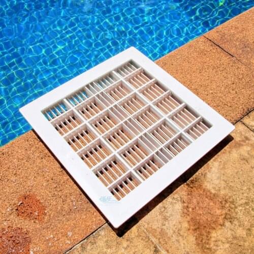 12 inch and 9" swimming pool hydathode square swimming pool main drain