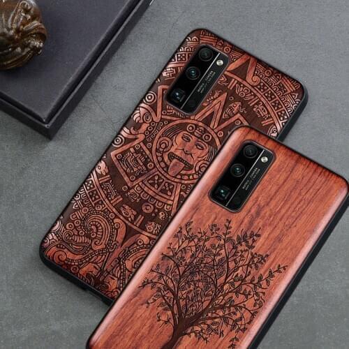 2020 New For Huawei Honor 3 Pro Case Slim Wood Back Cover TPU Bumper Case On Huawei Honor30 Honor 30 Pro Phone Cases