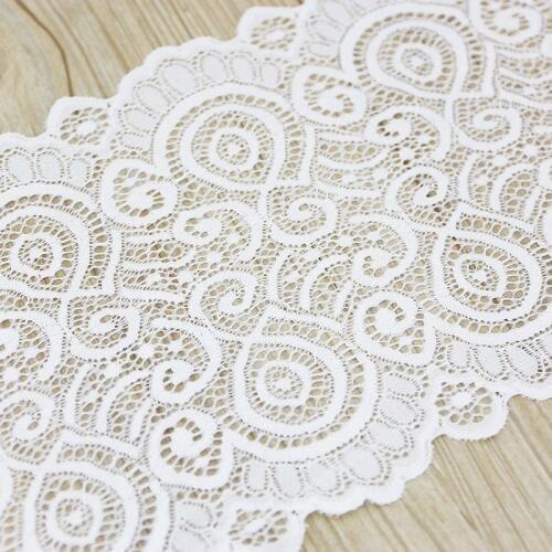3 meters/lot) 18cm white elastic lace Fabric French hollow underwear lace Trim DIY French hollow underwear
