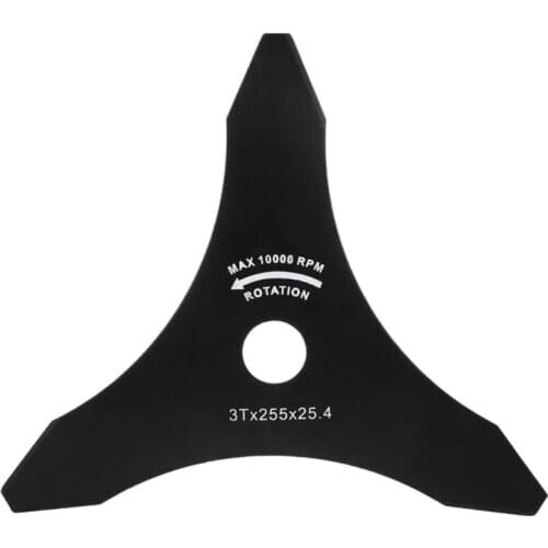 3 Teeth Brush Cutter Brushcutter Trimmer Blade Strimmer Lawn Mower Accessories