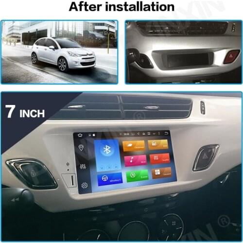 For Citroen C3 DS3 2010-2017 Android 9.0 DSP Carplay 4G+64G Multimedia Player Auto Radio Tape Recorder GPS Navigation Head Unit
