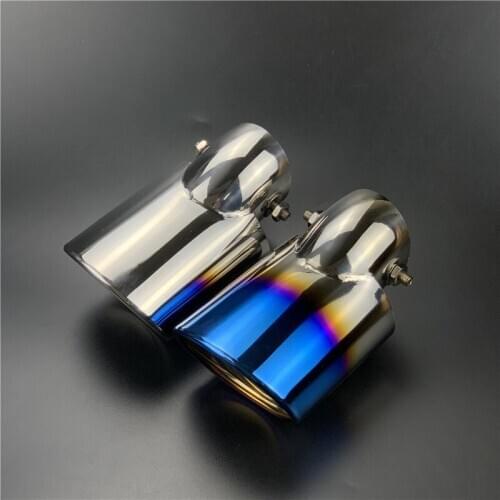 Car-Styling Exhaust Pipe Tail Pipes Auto Rear Pipe Exhaust System cover case For Mitsubishi Outlander 2013-2019 Auto Accessories