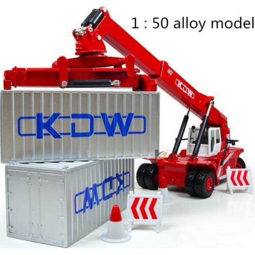 Free shipping ! 1 : 50 alloy slide car toy models construction vehicles ,Container front lifting Cars model,Childrens favorite