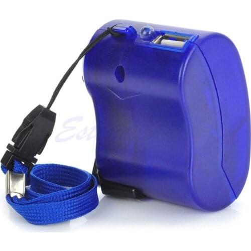 Dynamo USB Cellphone Emergency Charger Hand Crank Generator for samsung PDA MP3