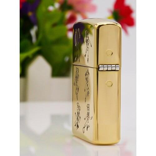Zorro Kerosene Lighter Pure Copper Fine Carving Europe Basketball Collection Men Gift Outside Tool Gasoline Lighter
