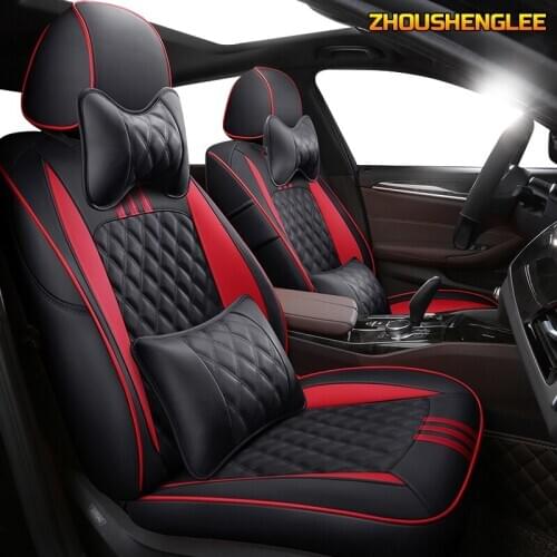 Custom Leather car seat covers For Mitsubishi PAJERO OUTLANDER EX ASX Grandis Eclipse Cross galant Lancer Zinger seats