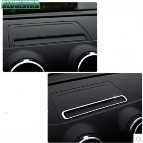 Modified Trim Strip in The Control Navigation Decoration Hatchback Sedan Car Accessories Car-styling Fit for Audi A3 2013-2016