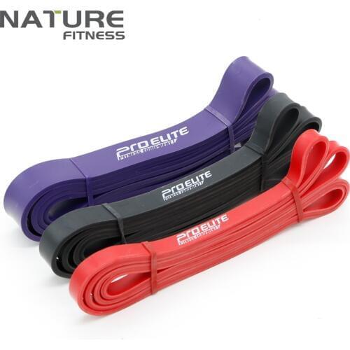 Set of 3 Color 208cm Length Latex Strength Resistance Bands Equipment, Gym Powerlifting Pull Up Strengthen Muscle Exercise Rope