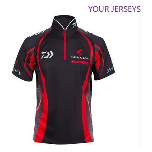 New DAIWA Fishing Shirts Outdoor Short Sleeve Breathable Clothing Quick-dry Anti-UV DAWA Clothes Ropa Pesca DAIWA Pesca