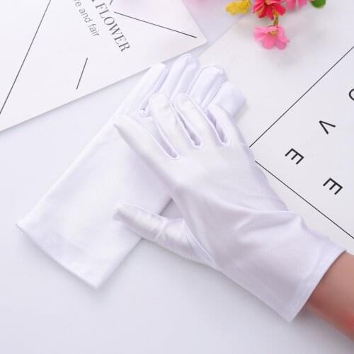 2021 New Arrivals Women Spandex Gloves Sunscreen Thin Stretch Gloves UV-Proof Sun Protection Party Ladies Driving Gloves