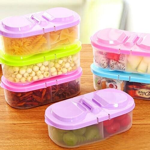 Plastic Protector Crisper Container Box Trip Fruit Meal Lunch Cheap Trip Box Outdoor picnic Protector Holder Food Bean Organizer