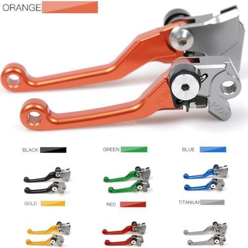 Motorcycle CNC Aluminum Alloy Motocross Dirt Pit Bike Lever Handle Pivot Brake And Clutch Levers For 450SMR 2009 450 SMR 09