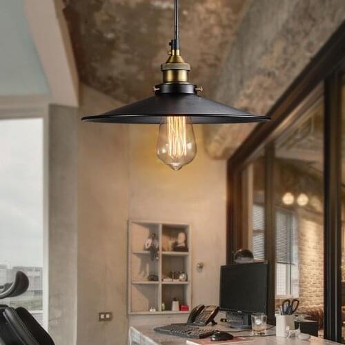 Nordic Retro Pendant Light Led Wrought Iron LED Creative Bedroom Modern Lighting Fixture Dining Living Room Industry Decor Lamp