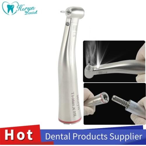Dental High Quality TI MAX X95L X95 E-TYPE 1:5 LED Fiber Electric Motor Contra Angle Handpiece Teeth Whitening