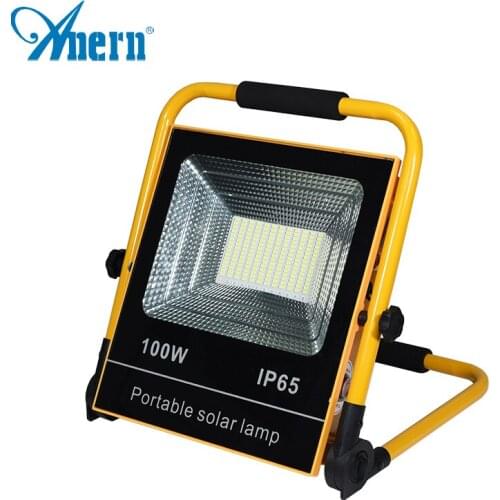 Anern 50W 100W LED Flood Light AC 220V Outdoor Floodlight Spotlight IP65 Waterproof Solar Street Lamp Landscape Lighting