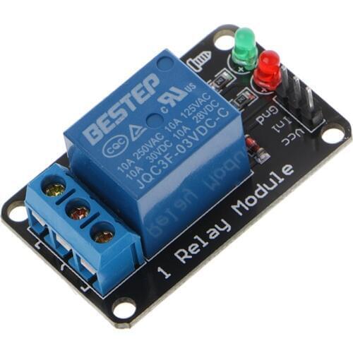 1PCS 1 Channel 3V Relay Module 3.3V Low Level Shooting with Lamp New
