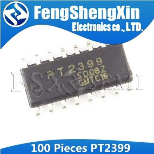 100pcs/lot PT2399 SOP PT2399S SOP-16 SMD Echo Processor IC