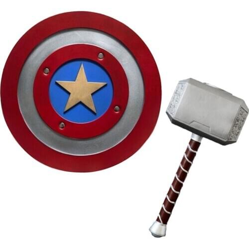 44cm Thunder Hammer of 's Hammer Cosplay 1: 1 Guns Figure Model Kids Gift Movie Role Playing Security Material PU Toy