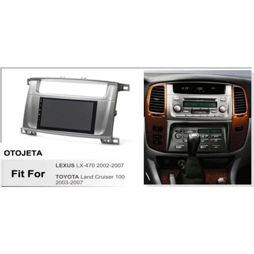 Android 10 radio 8core car multimedia GPS Navigation for Lexus LX-470 Toyota Land Cruiser 100 2006 HD video player frame camera