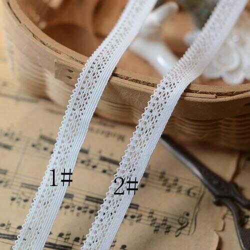 White pale pink small stretch lace width 1.1 cmHot Sal lace fabric 2019 hot sale