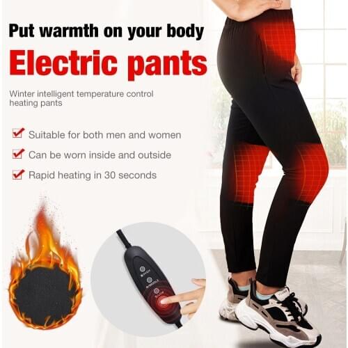 USB Electric Heating Trousers For Men And Women, Trousers, Battery-powered Ski Suits, Winter Outdoor Stretch-heated Warm Pants