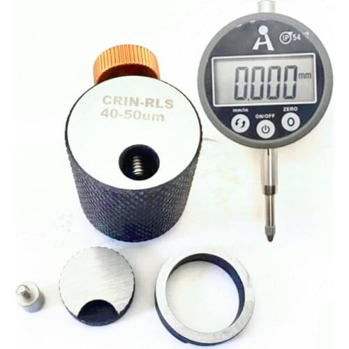CRIN-RLS 40-50um for 0445 110 Common Rail Injector Solenoid Electronic Magnetic Valve Residual Air Gap Measuring Tool Seat