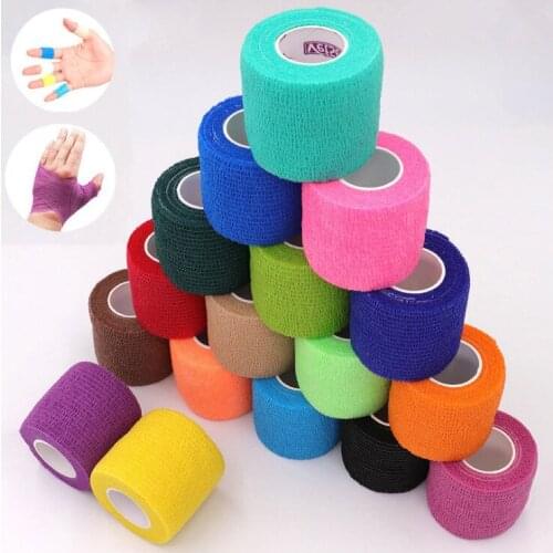 4.5m Colorful Sport Self Adhesive Elastic Bandage Wrap Tape Elastoplast For Knee Support Pads Finger Ankle Palm Shoulder