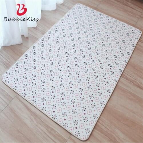 Bubble Kiss Floral Carpet For Living Room Childrens Bedroom Rugs Crawling Game Mat Home Decorative Soft Large Area Rugs