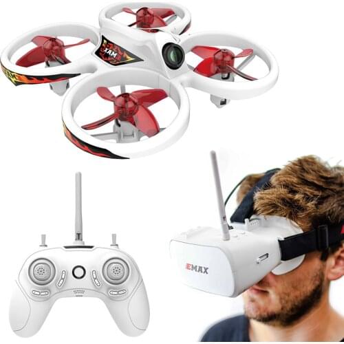 EMAX EZ Pilot 82MM Mini 5.8G Indoor FPV Racing Drone With Camera Goggle Glasses RC Drone 2~3S RTF/ BNFVersion for Beginner