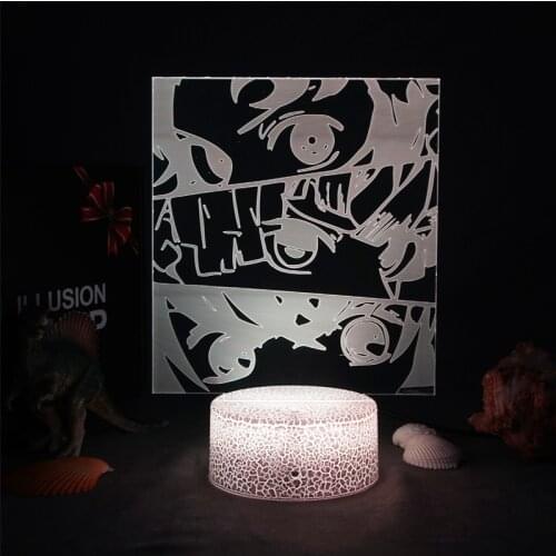 Anime Kimetsu No Yaiba Nezuko Kamado Figure Led Night Lights for Bedroom Decor Nightlight Kids Child Table 3D Lamps Demon Slayer