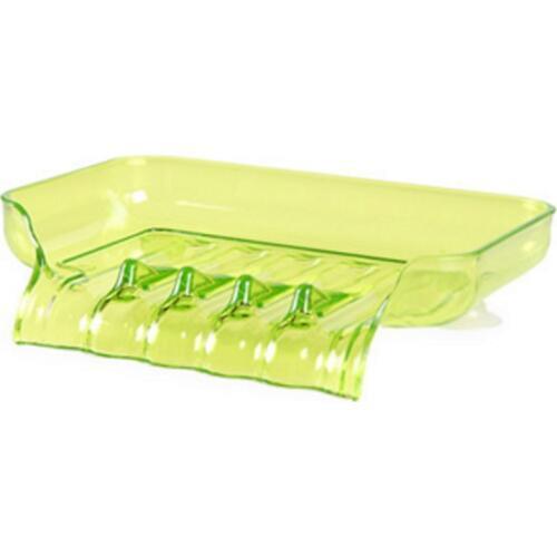 Quickdone 1Pcs Soap Case Storage Box Makeup Colorful cute Special Kitchen Double Sucker Waterfall Soap Box Bathroom HG0513