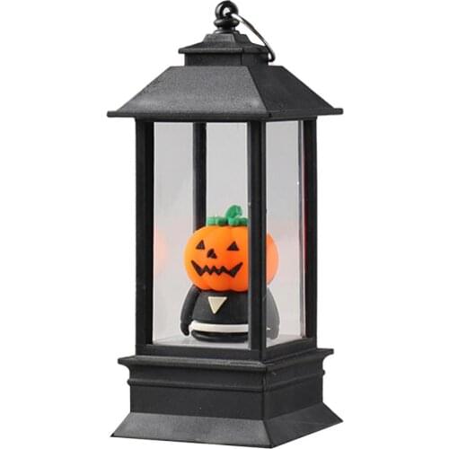 Halloween Pumpkin Lamp LED Light-emitting Small Wind Lamp Bar Secret Room Halloween Costumes Props Halloween Decor