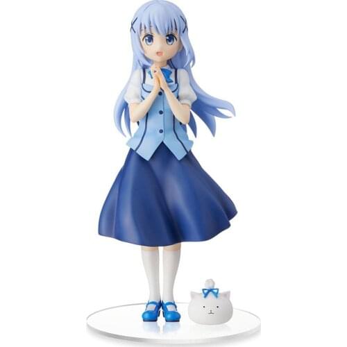 2021 new 18cm Japanese original anime figure Is the order a rabbit?Kafuu Chino pvc action figure collectible model toys