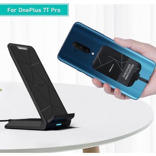 OnePlus 8 For OnePlus 7T Pro Qi Wireless Charging Charger USB Type C Receiver patch safe Wireless Charging for One Plus 8 / 7/7t