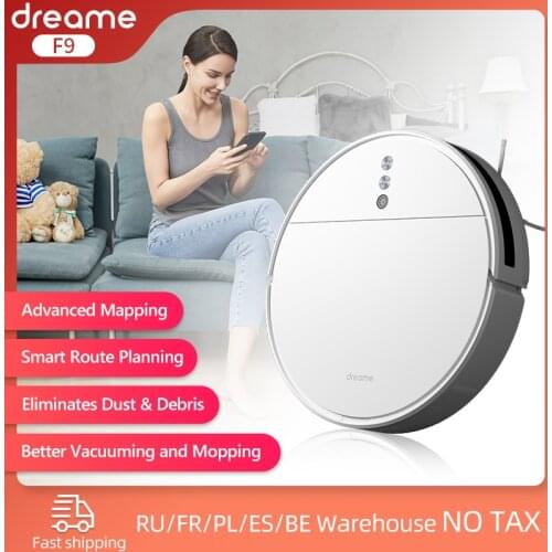 Dreame F9 Robot Vacuum Cleaner 2500Pa cyclone Suction Sweeping WIFI APP Smart Planned Dust Collector Smart Aspirator for Home