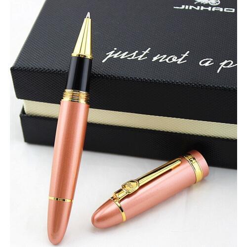 Luxury JINHAO 159 Metal Ballpoint Pen Business Office Roller Ball Pen Black ink Student Gel ink Pens Office Supplies