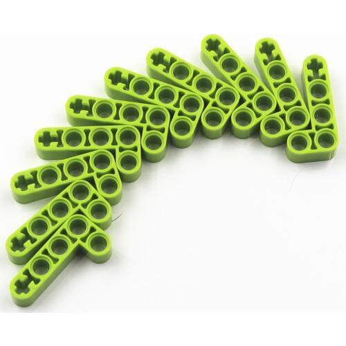 Self-Locking Bricks -- MOC Building Blocks 10PCS TECHNIC ANG. BEAM 4X2 90DGE compatible with Lego