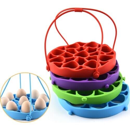 Silicone Egg Steamer Kitchen Steamer Multifunctional Egg Steamer Utensils Portable Egg Storage Rack