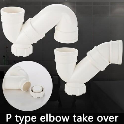 Drain joint pipe elbow water storage Elbow with Inspection port Drainage joint Garden Water Connectors 1 Pcs