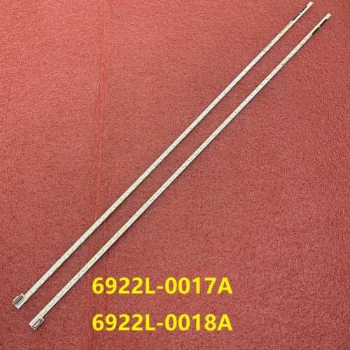 New 2 PCS*48LED LED strip 47" V12 Edge R L type 6920L-0131D 6920L-0131C for 6922L-0017A 6922L-0018A 47LM6200 LC470EUE