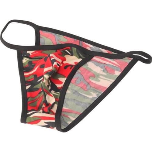 Sexy Briefs Brazilian Back Cut Bulge Underwear Mens Cotton Bikini Underwear Low Rise Penis Pouch Underwear Gay Small Briefs