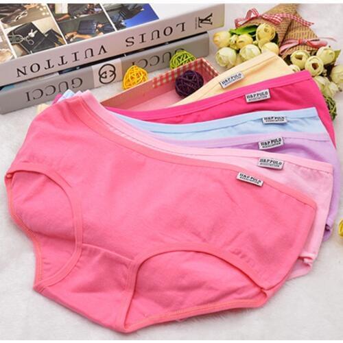 10 Fashion Cotton panties womens Childrens Girls Underwear Breathable Lingerie Striped Kids shorts priefs Comfort Multi-color
