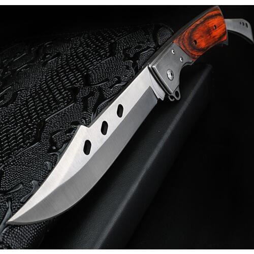 XUAN FENG outdoor folding knife wild survival knife camping tactical knife hunting knife high hardness steel hunting knife